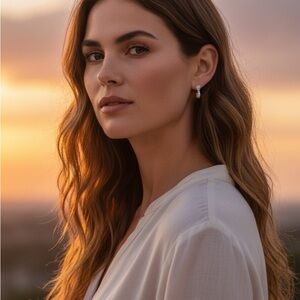 Swarovski Crystal and Pearl Stud Earrings